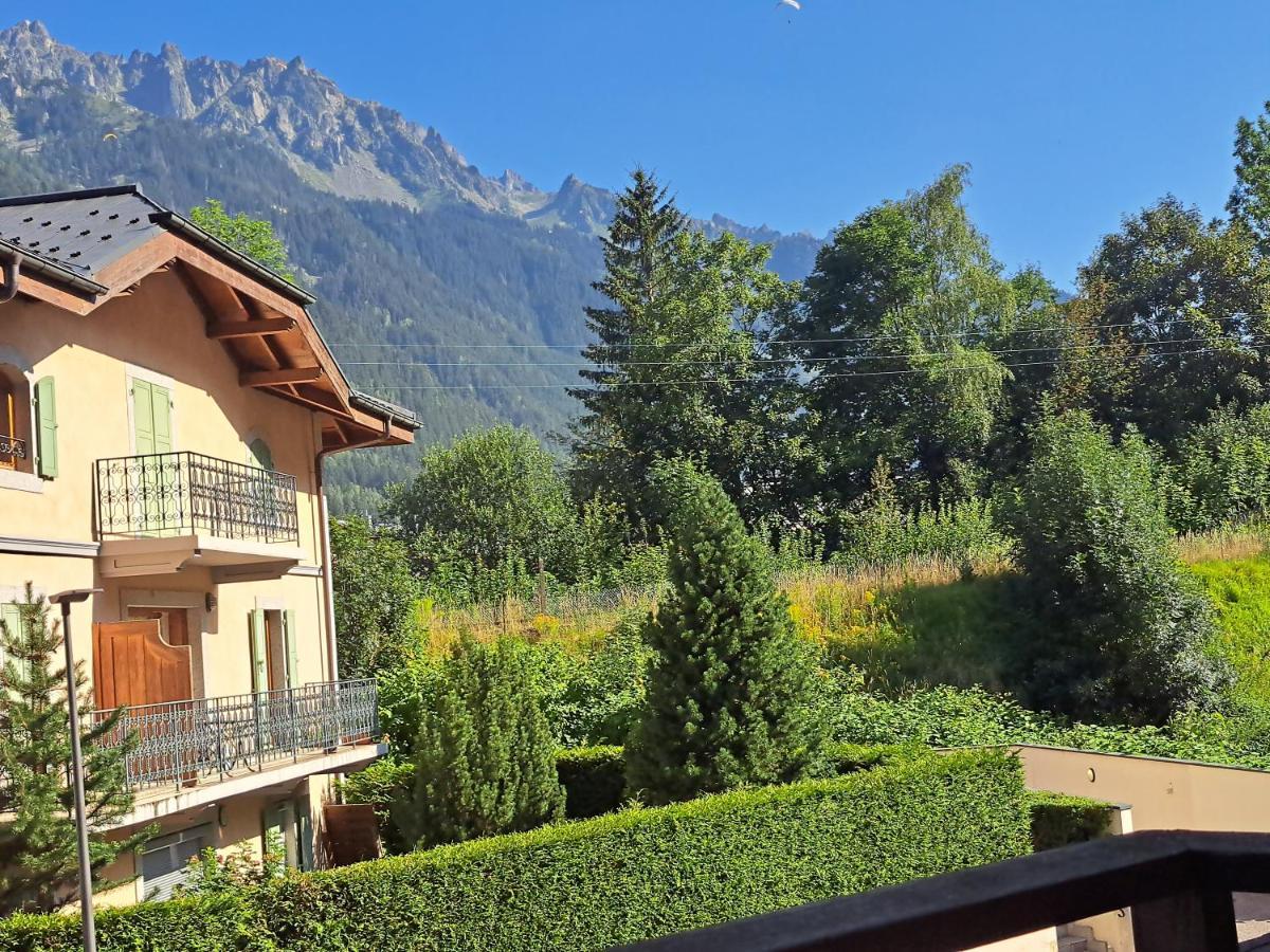 Vue Brevent Sublime En Centre Ville Avec Parking Prive Chamonix Kültér fotó